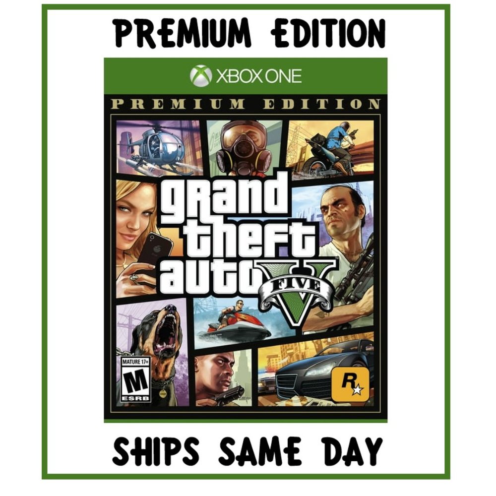 💥 Grand Theft Auto V Premium Edition GTA 5 Xbox One Xbox Series X Rockstar NEW